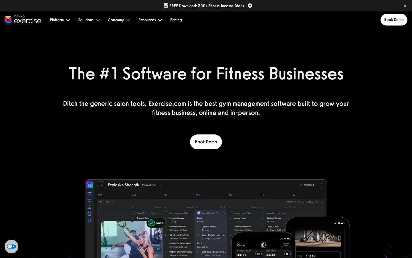 Exercise.com screenshot 1