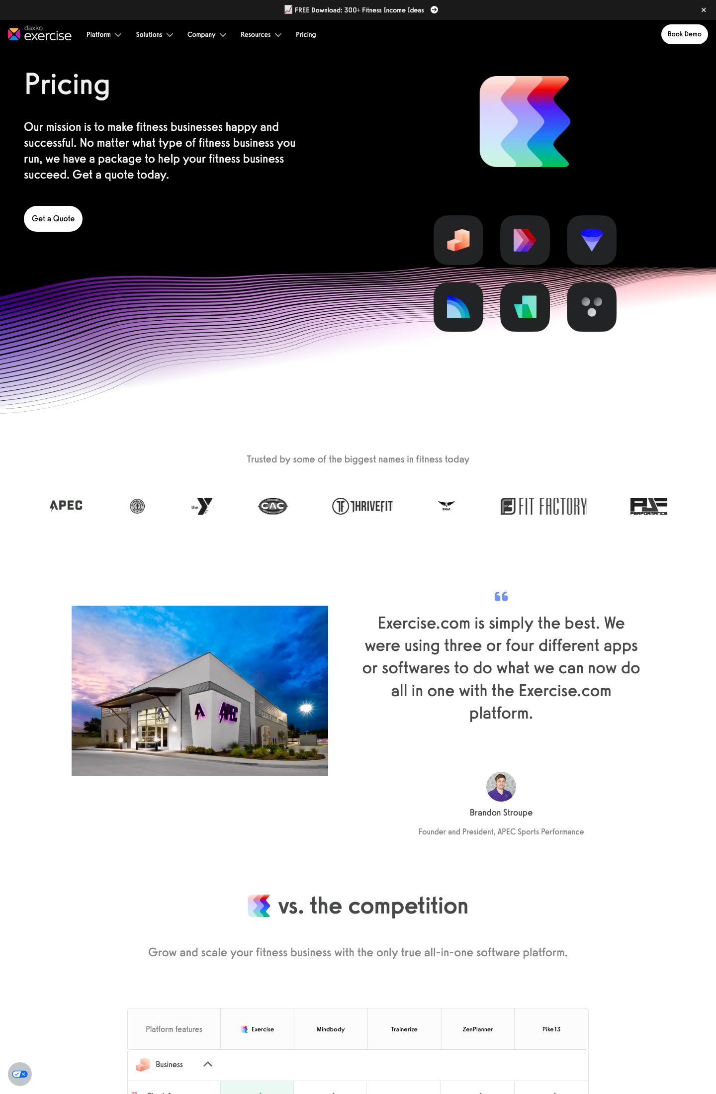 Exercise.com screenshot 2