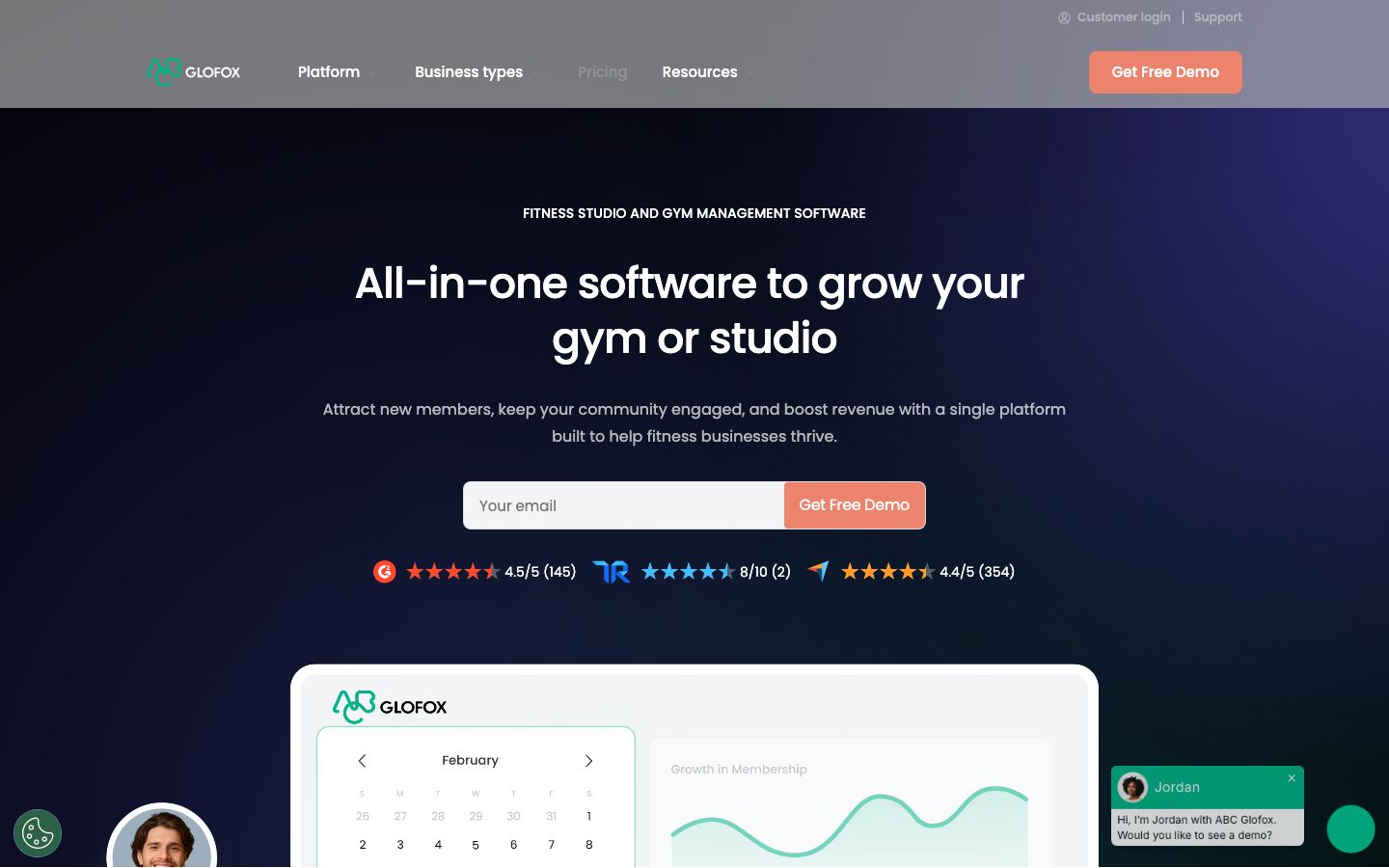 Glofox screenshot 1