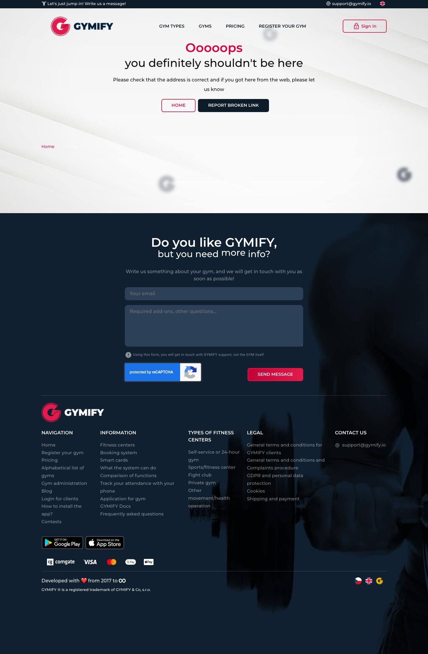 Gymify screenshot 2