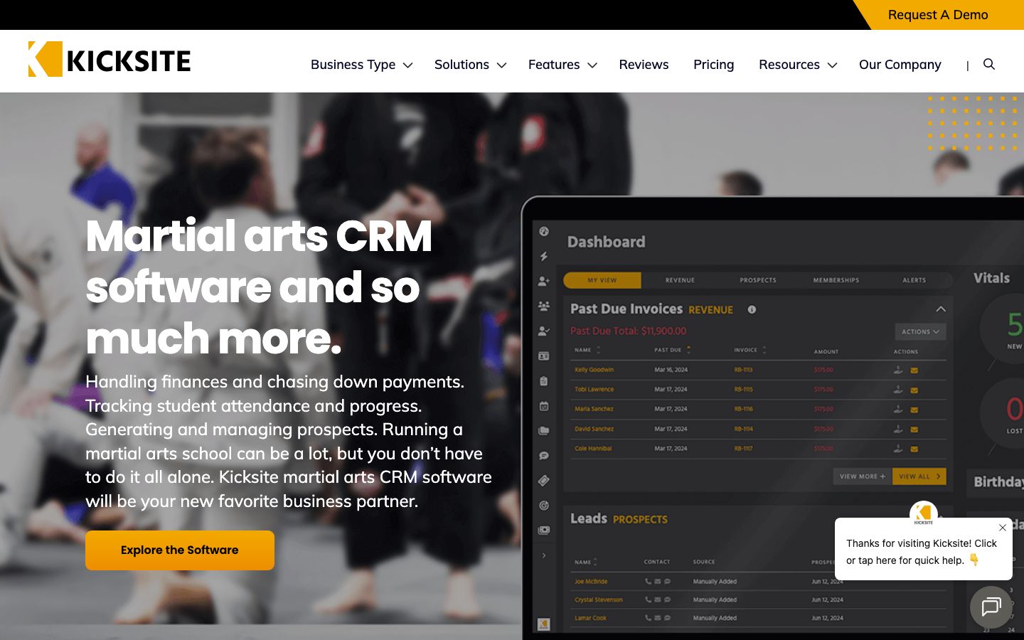 Kicksite screenshot 1