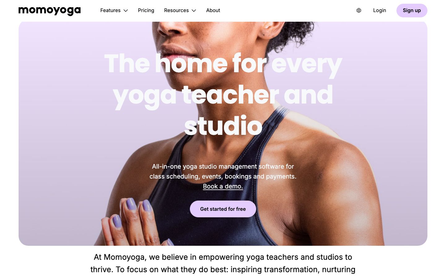Momoyoga screenshot 1