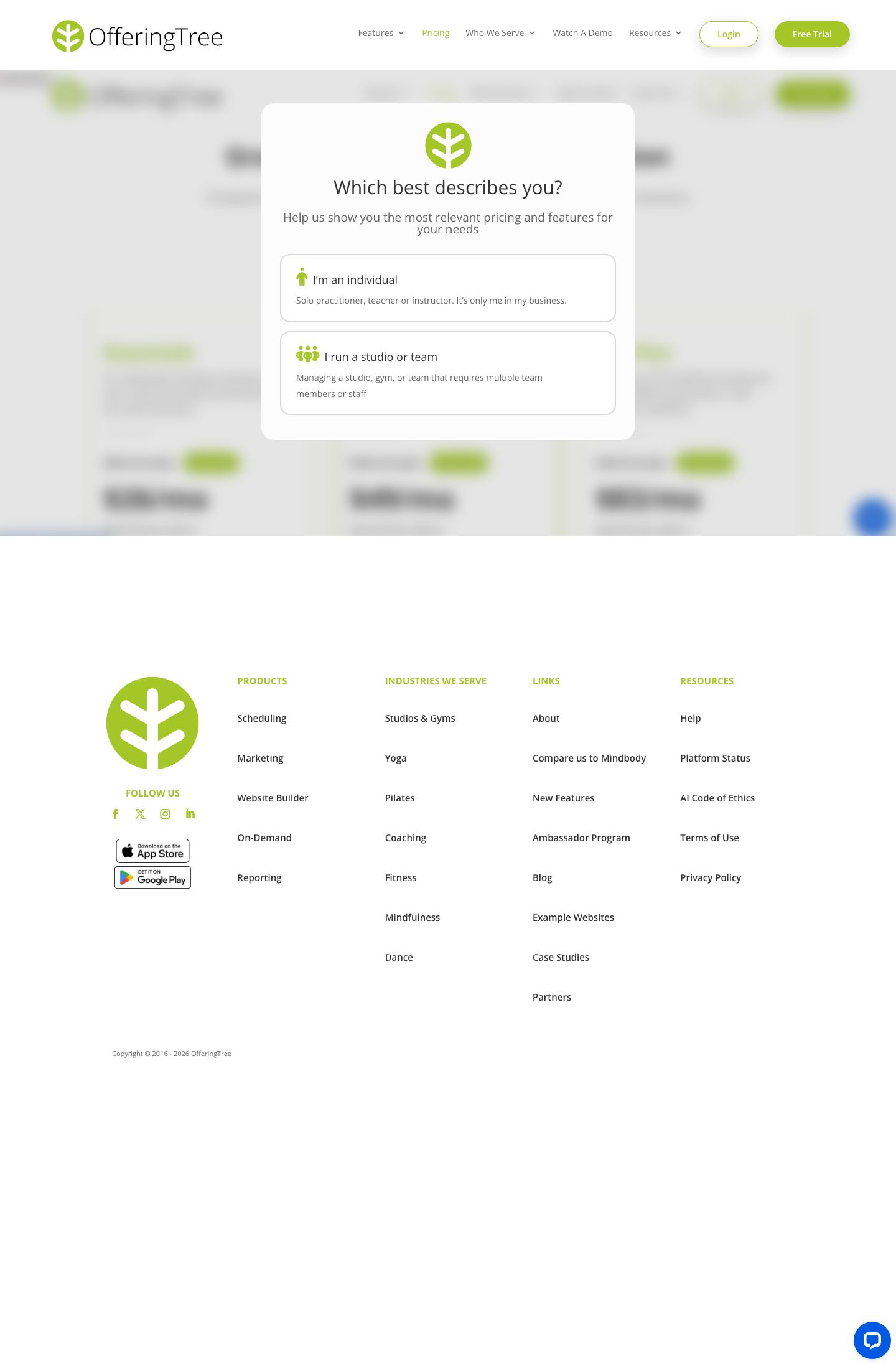 OfferingTree screenshot 2