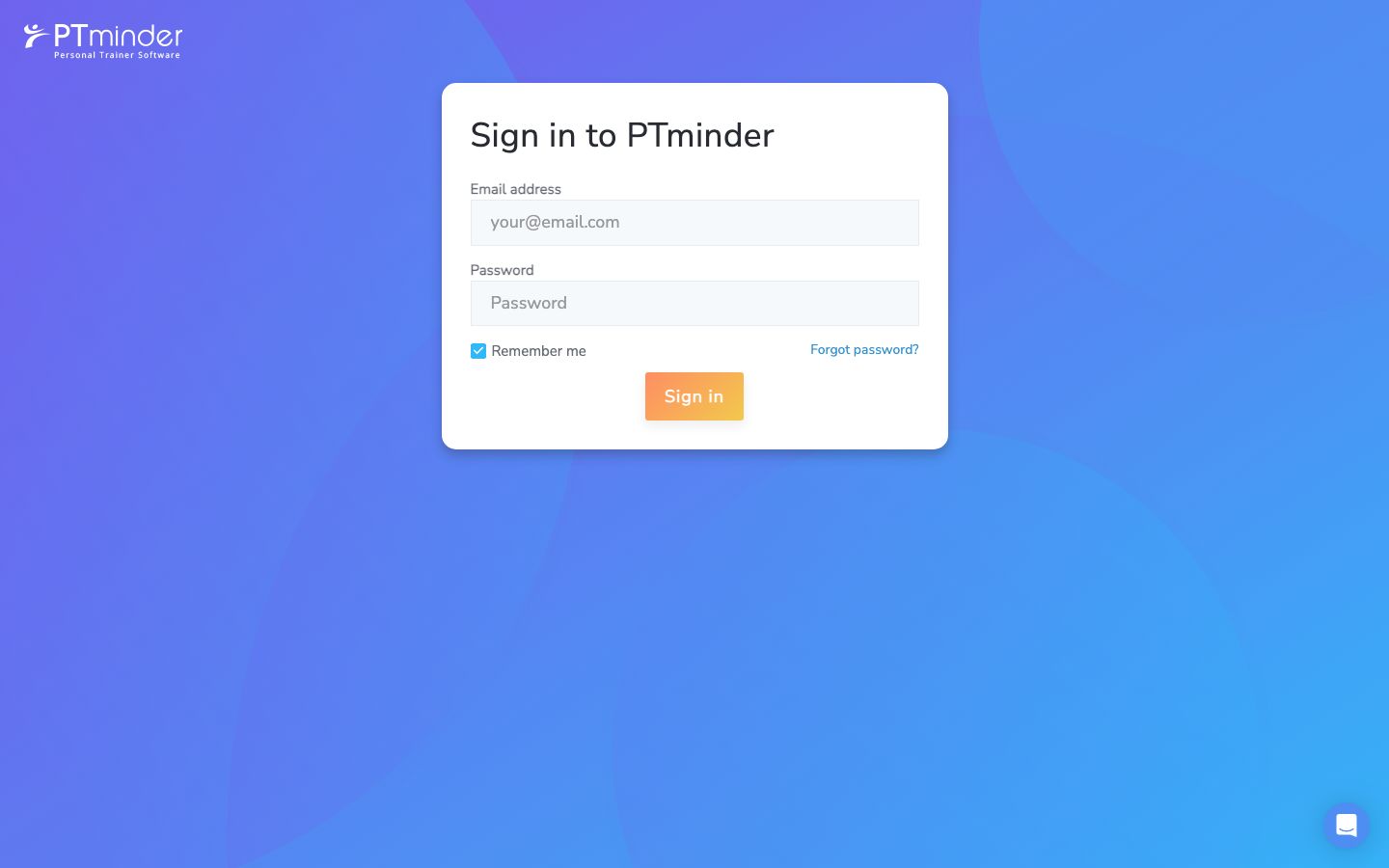PTminder screenshot 1